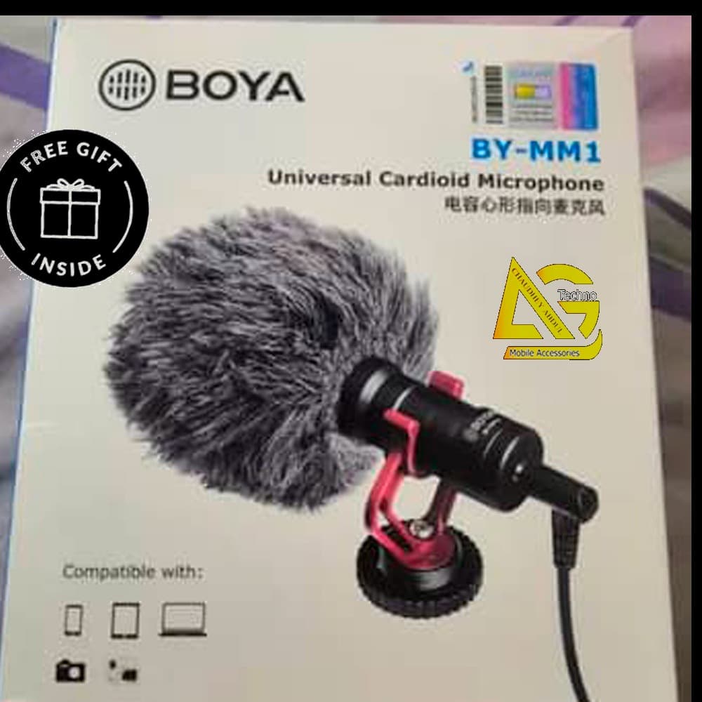 BOYA Directional Mic BY-MM1 MM1 On-Camera Video Microphone